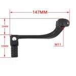 Upgrade Your Ride with Heavy Duty Alloy Gear Shift Lever Shifter Pedal For Honda CRF110 CRF110F (2013-2018) | CNC Machined, Anodized Black, Durable Aftermarket Replacement Footpeg & Lever Kit for Off-Road, Motocross, Dirt Bike Performance Enhancement - Image 4