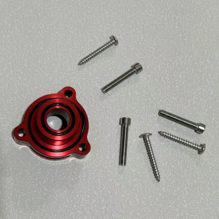 Anodized Red Blow Off Valve Adapter Kit for Ford EcoBoost 2.3L 2.7L 3.5L