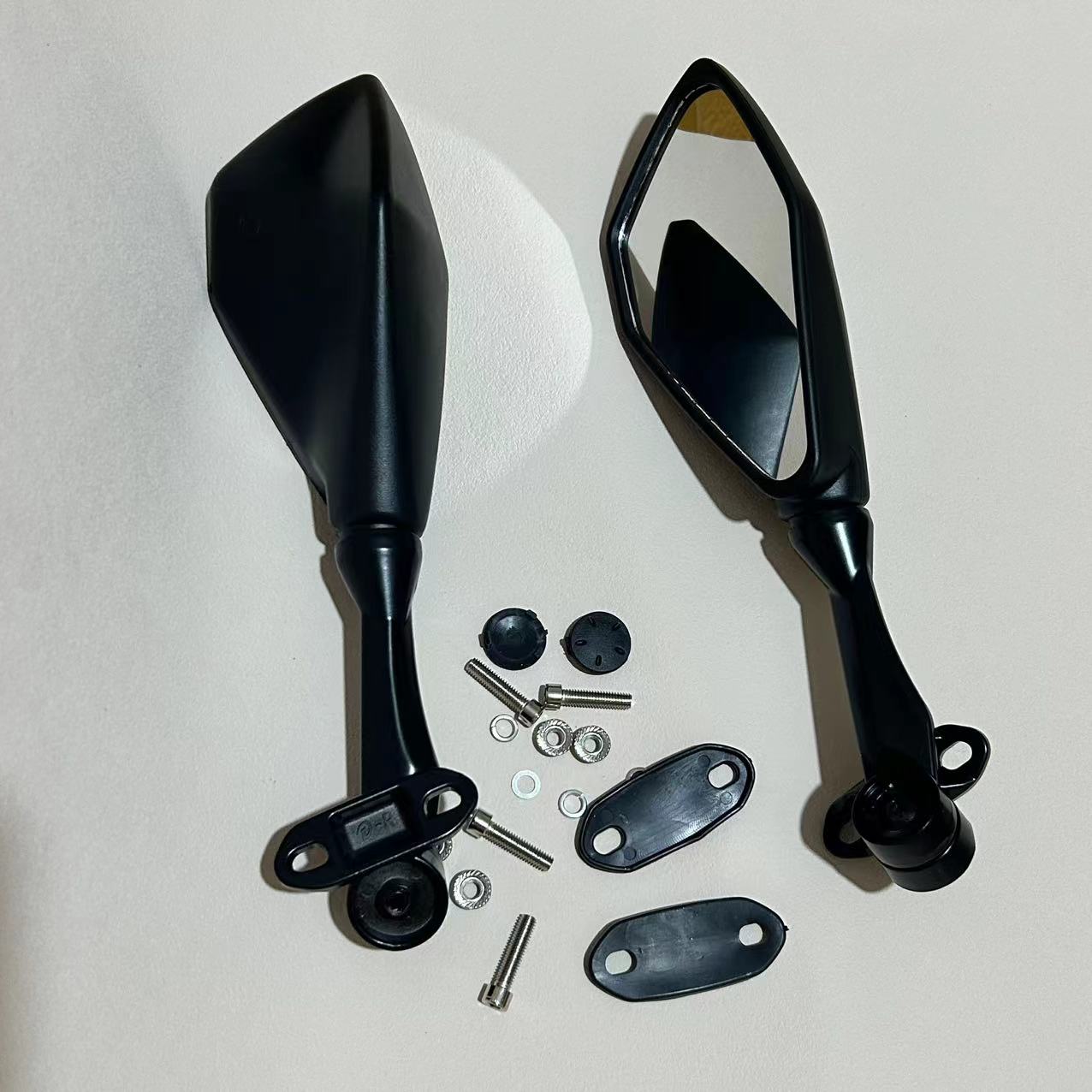 utv mirror Kawasaki Ninja ZX6R 2013-2024 & Ninja 300R EX300 2013-2017 Rear View Mirrors - Image 1