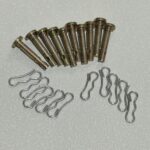 Snowblower Shear Pin Kit 10PK - Replaces OEM 738-04124A 714-04040 for Cub Cadet, MTD, Craftsman, Troy-Bilt 2-Stage Snow Blowers