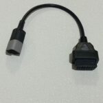 For BRP MOTO ATV UTV Motorcycle Bike 6 Pin to OBD2 Diagnostic Cable Adapter, Diagnostic Tool Connector for Engine Fault Code Reading, Compatible with Can-Am, Ski-Doo, Sea-Doo, Lynx - Image 2