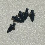 Black 6mm Hole Dia Push In Rivets Fastener Pin Clips For Honda Kawasaki ATV Motorcycle Fairing Fender Body Panel Trim - Replacement for CBR, Ninja, KLX - Image 2