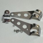 Chrome Headlight Mount Bracket Fork Ear 28/31/34mm Motorcycle Light Holder for Bobber Cafe Racer Chopper Dyna Sportster Softail - Image 4